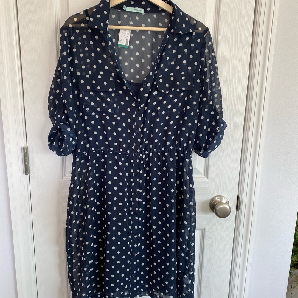 Polka Dot Dress. NWT